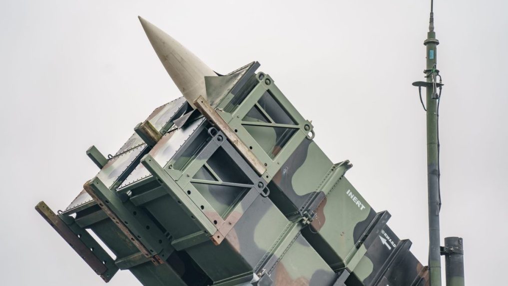 Na archívnej snímke protivzdušný raketový systém Patriot.
