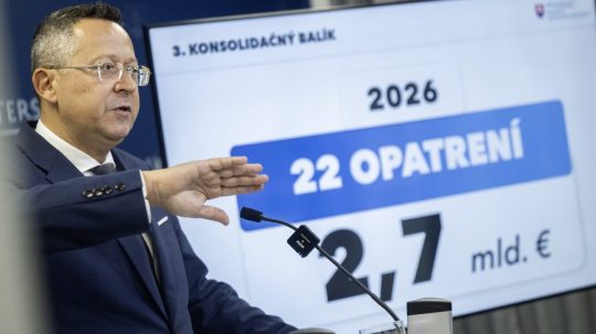Na snímke minister financií SR Ladislav Kamenický.