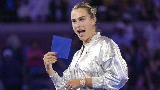 Bieloruská tenistka Arina Sabalenková.