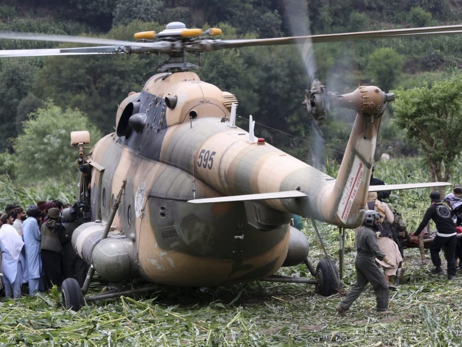 vrtuľník v Afganistane