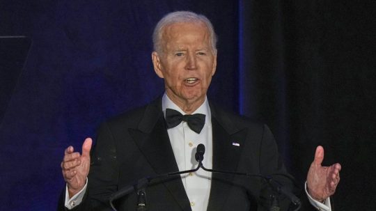 Na snímke bývalý prezident USA Joe Biden.