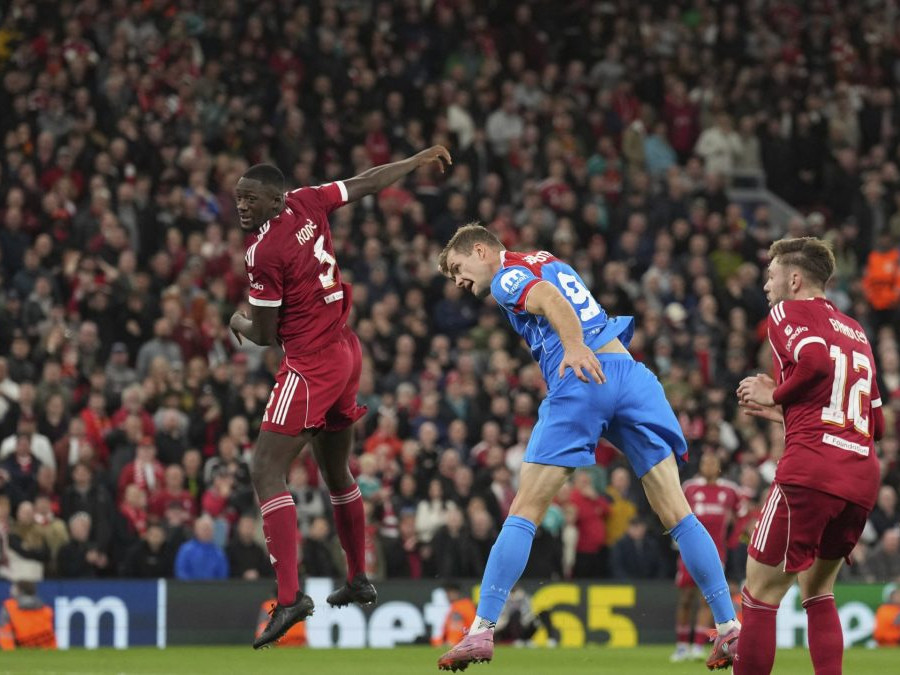 Snímka zo zápasu Atlético Madrid a FC Liverpool.