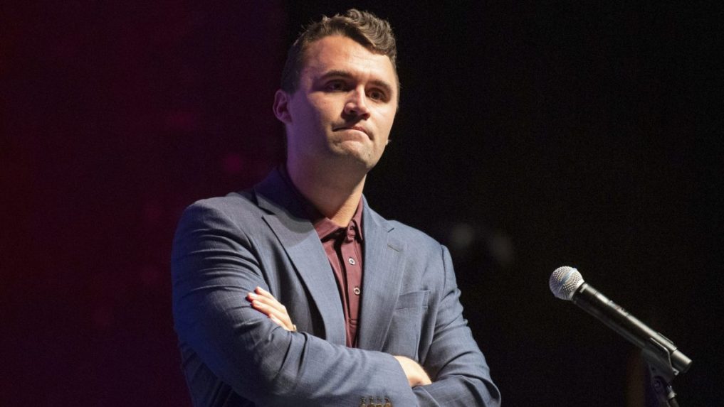 Na snímke Charlie Kirk.