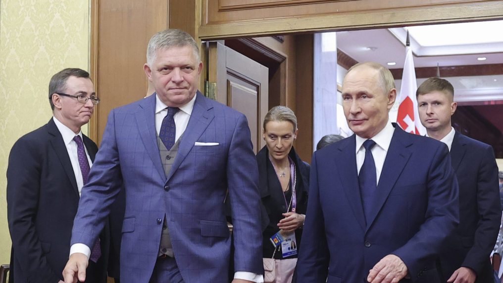 Robert Fico a Vladimir Putin
