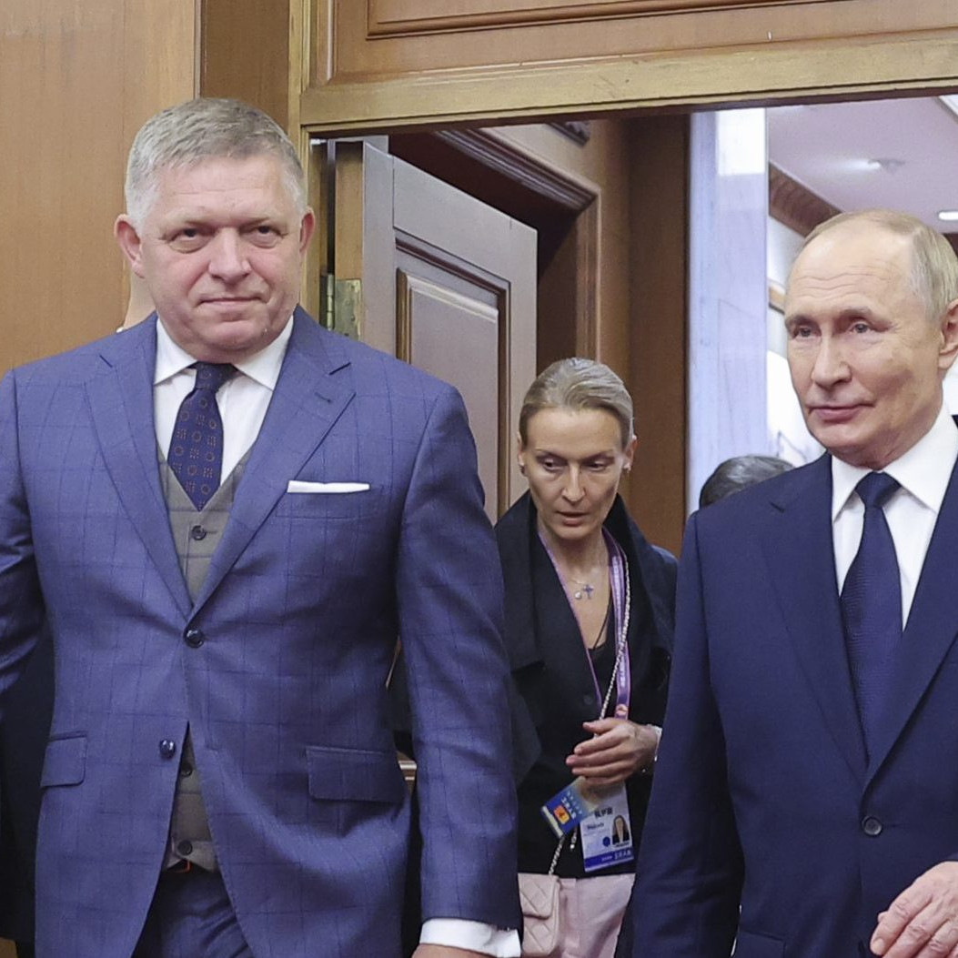 Robert Fico a Vladimir Putin