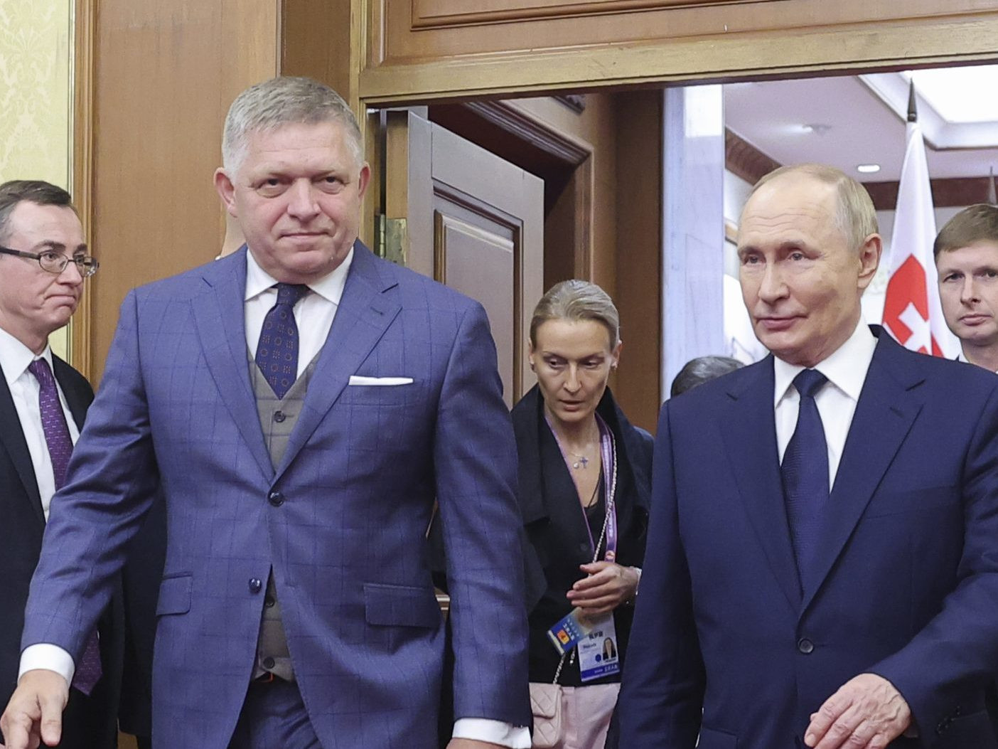 Robert Fico a Vladimir Putin