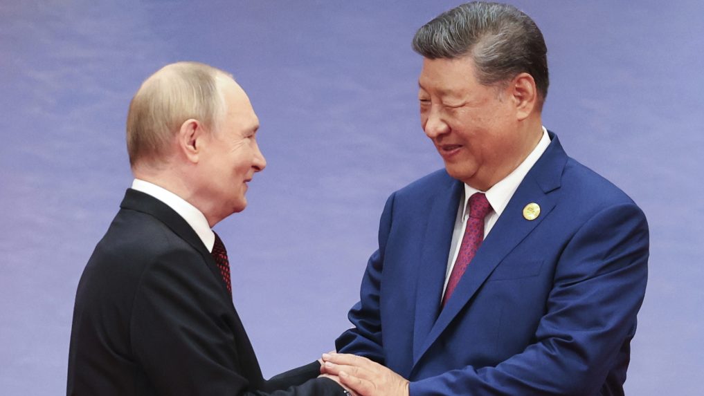 Vladimir Putin a Si Ťin-pching