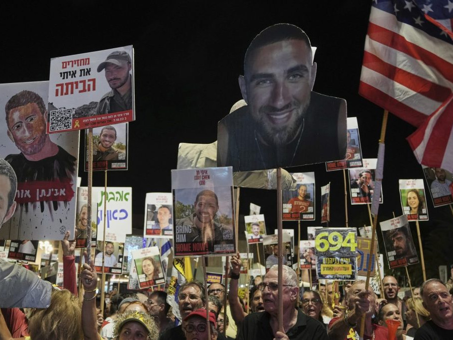 demonštranti v Tel Avive