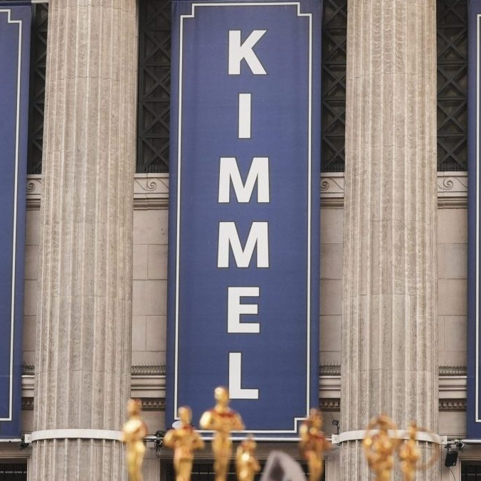 Na snímke budova, kde natáčajú talk šou Jimmyho Kimmela.