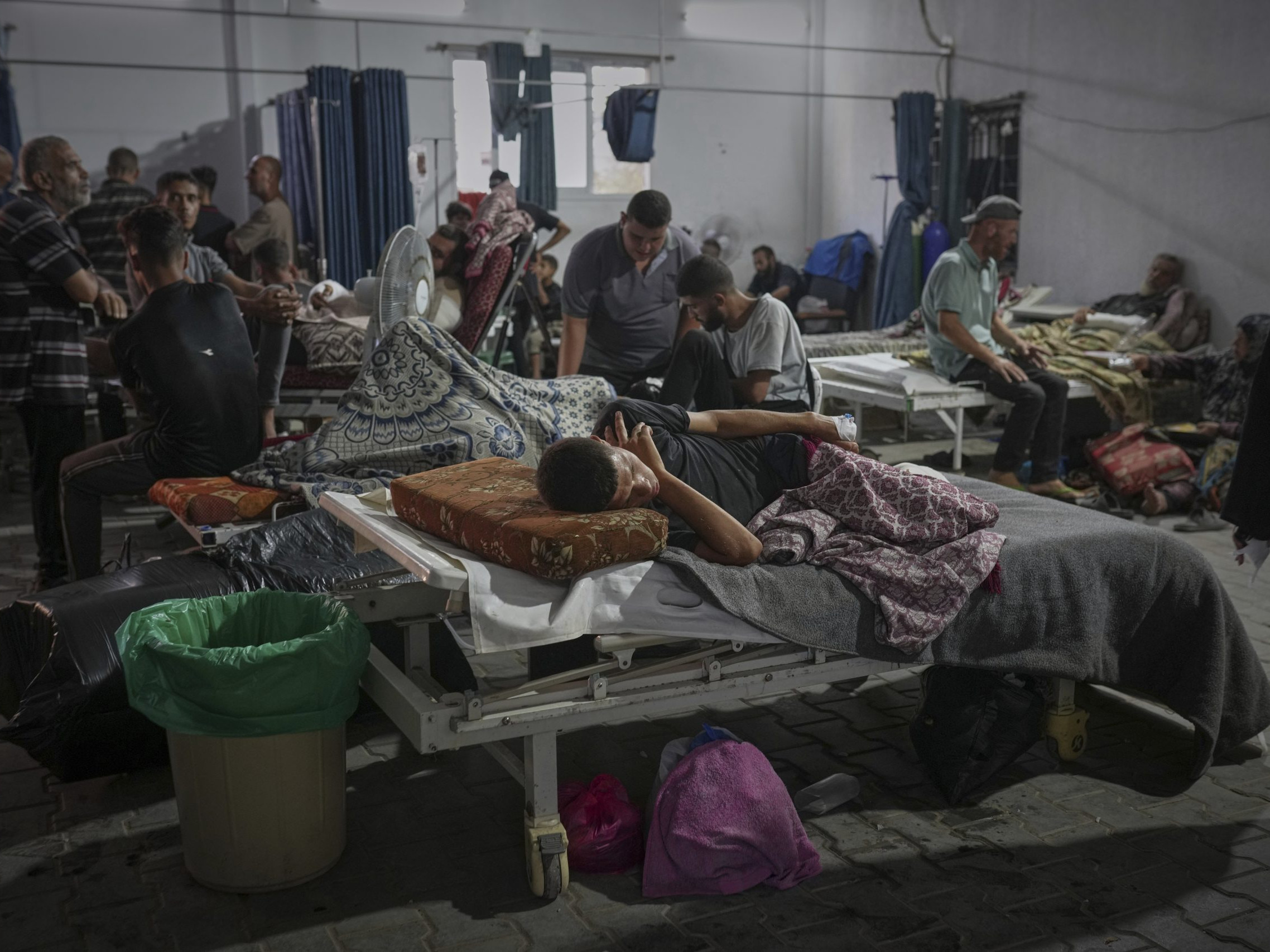 Na snímke nemocnica v Gaze.