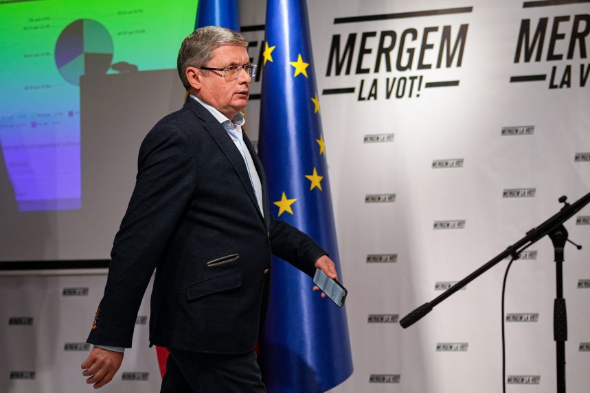 Predseda víťaznej vládnej strany PAS Igor Grosu.