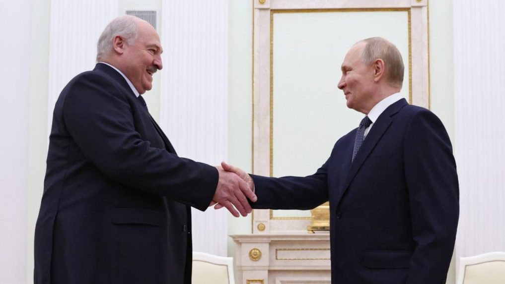 Alexander Lukašenko a Vladimir Putin.