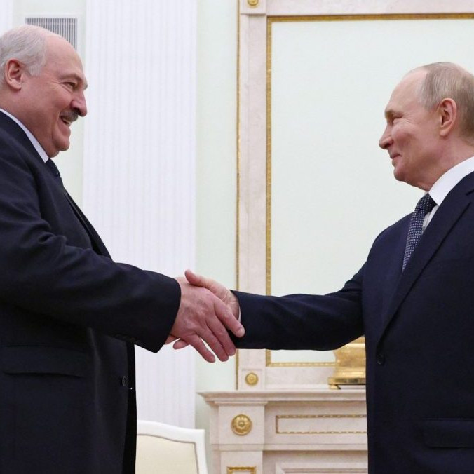 Alexander Lukašenko a Vladimir Putin.