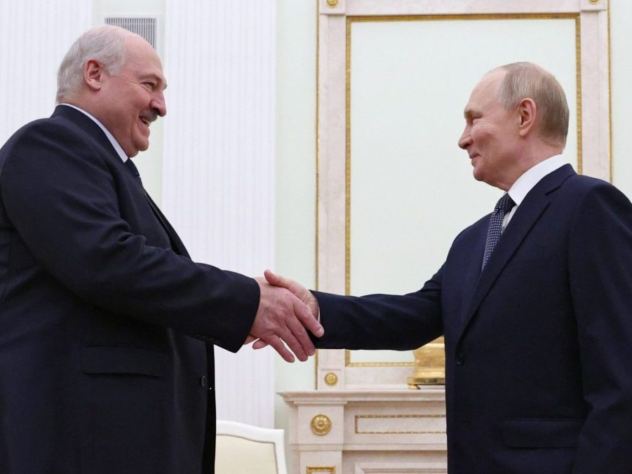 Alexander Lukašenko a Vladimir Putin.