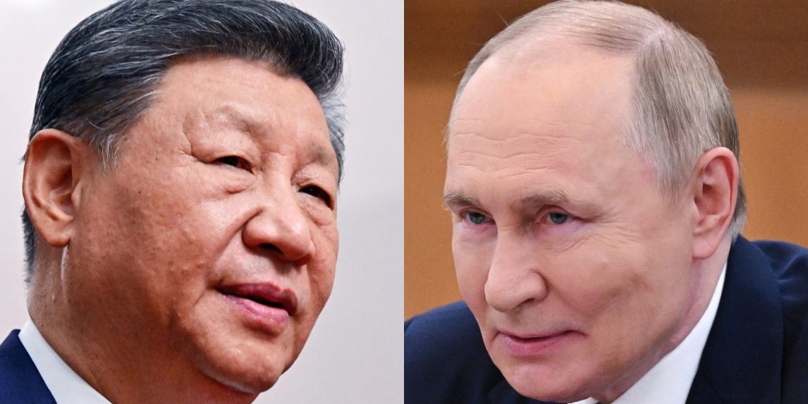Si Ťin-pching a Vladimir Putin