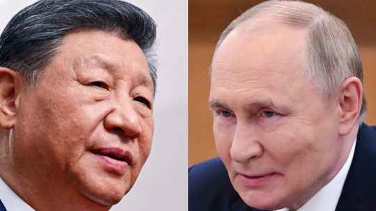 Si Ťin-pching a Vladimir Putin