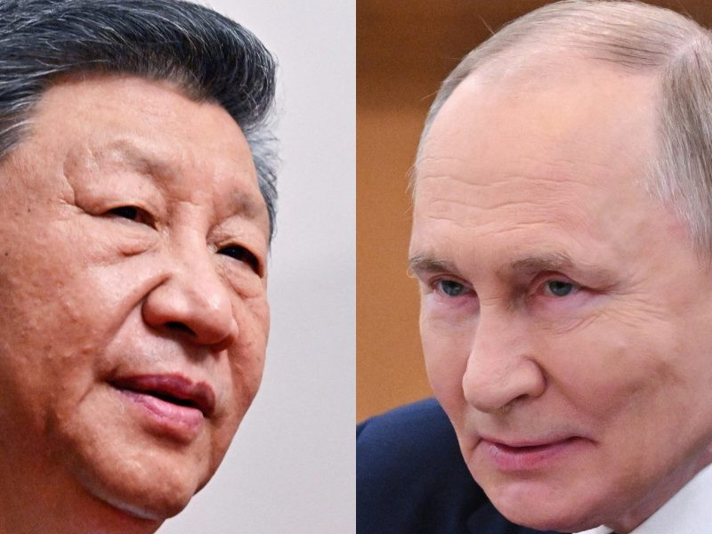 Si Ťin-pching a Vladimir Putin