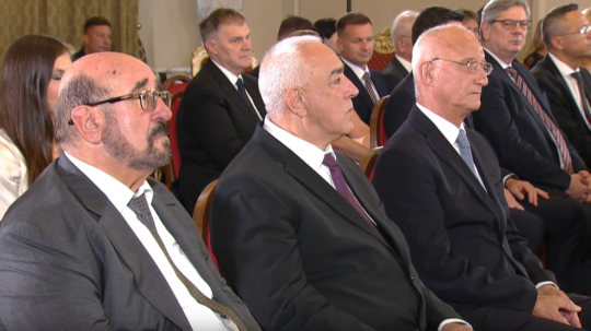 Ján Telenský, Štefan Grman a Jozef Banáš.