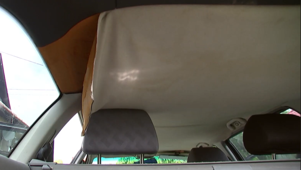 Na snímke auto pani Gabriely.
