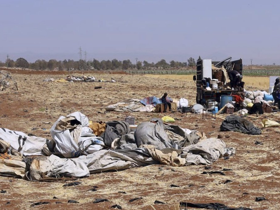 vysídlenci v Sýrii