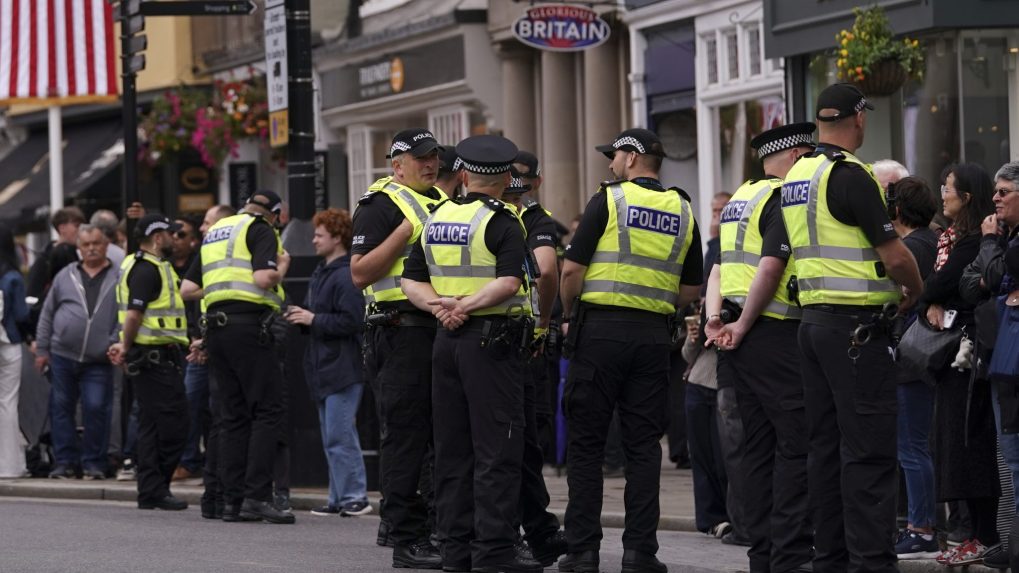 britská polícia