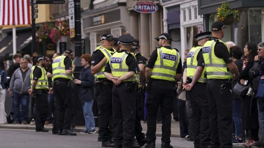 britská polícia