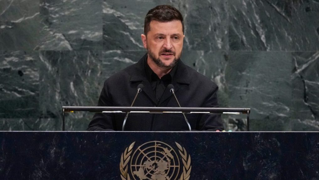 Ukrajinský prezident Volodymyr Zelenskyj.