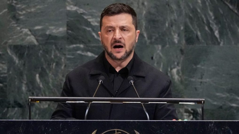 Ukrajinský prezident Volodymyr Zelenskyj.