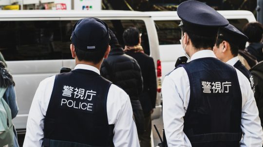 Japonskí policajti.