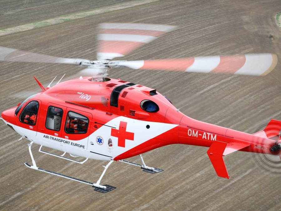 záchranársky vrtuľník