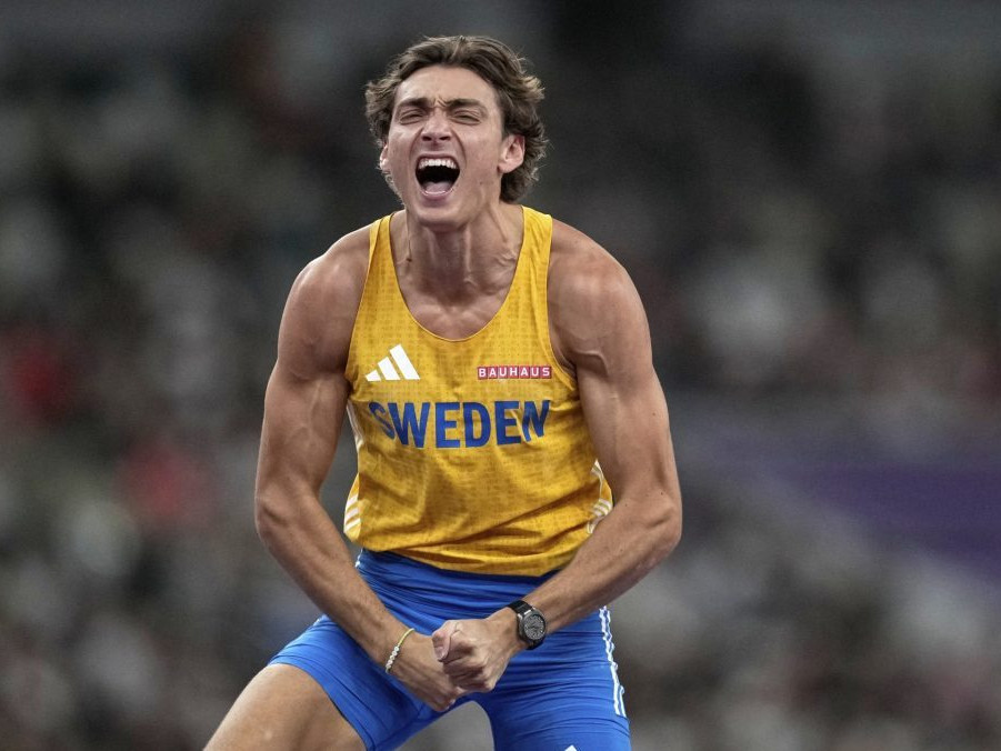 Švédsky atlét Armand Duplantis.