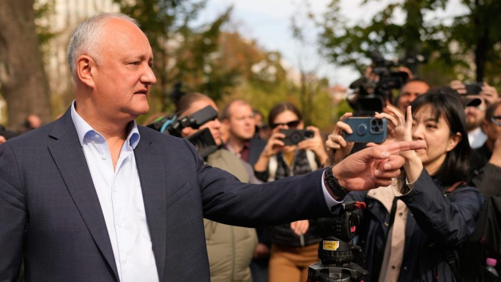 Na snímke Igor Dodon.
