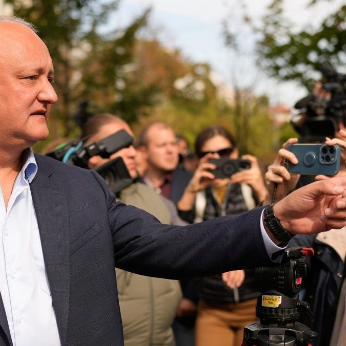 Na snímke Igor Dodon.