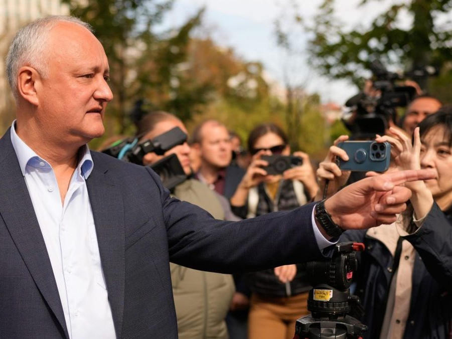Na snímke Igor Dodon.