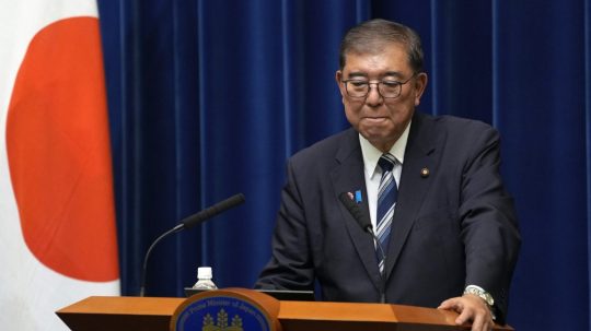 Japonský premiér Šigeru Išiba