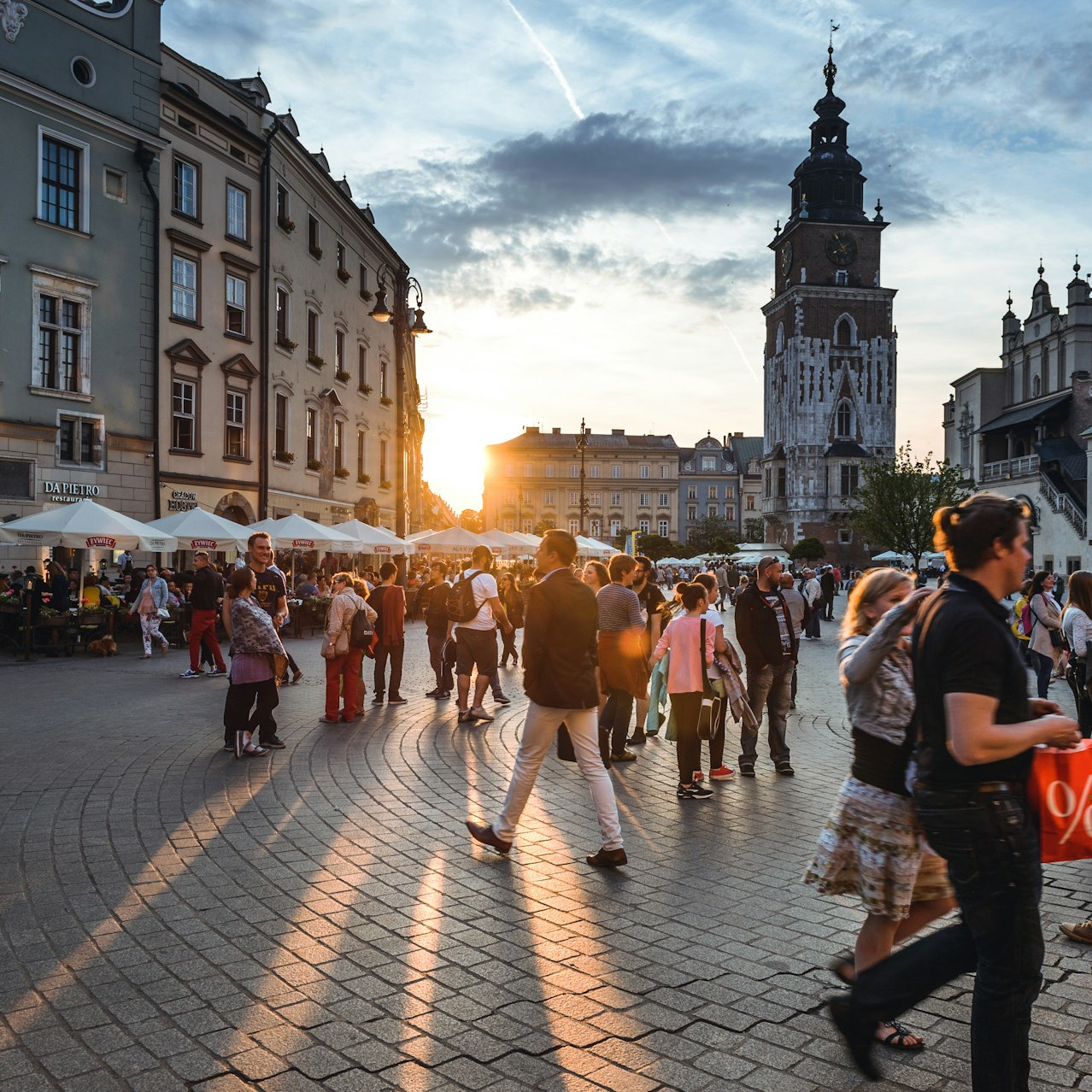 Centrum poľského Krakova.