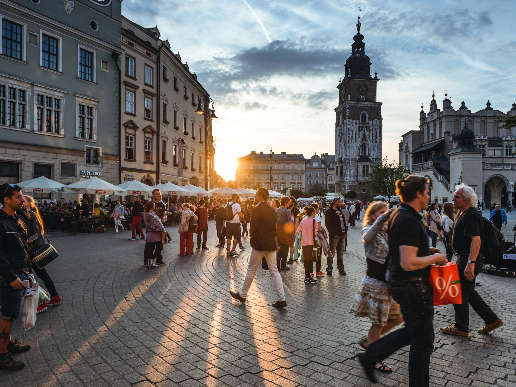 Centrum poľského Krakova.