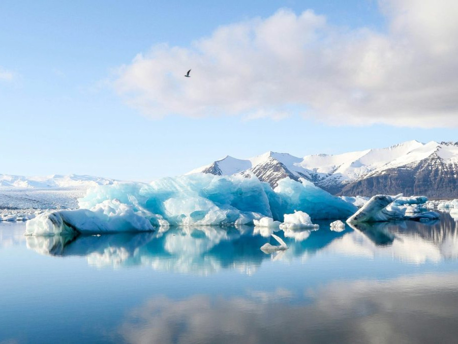 ľadovec na Islande