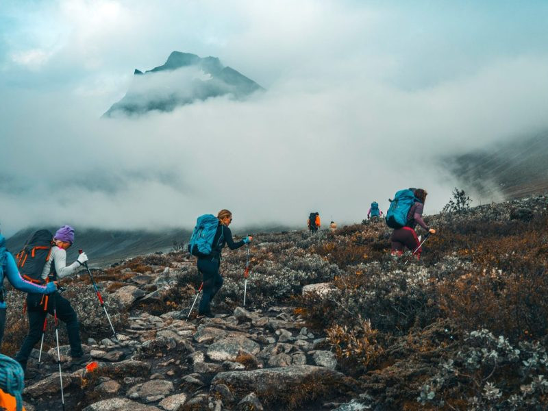vrch Kebnekaise vo Švédsku