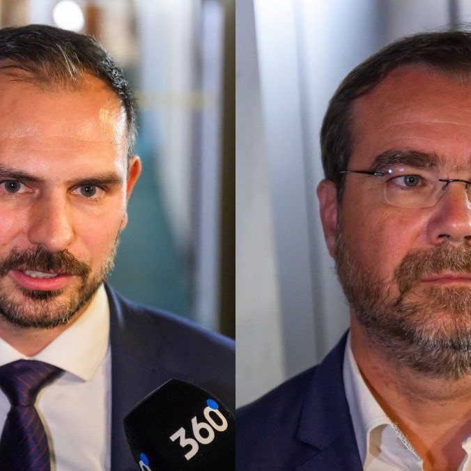 Poslanci NR SR Rastislav Krátky a Marek Krajčí (Slovensko/Za ľudí/KÚ).