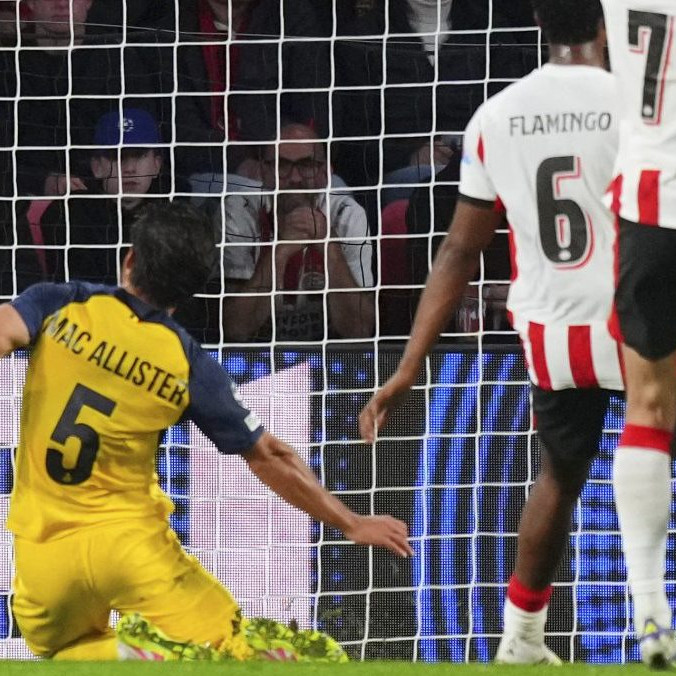 Snímka zo zápasu PSV a Union SG.