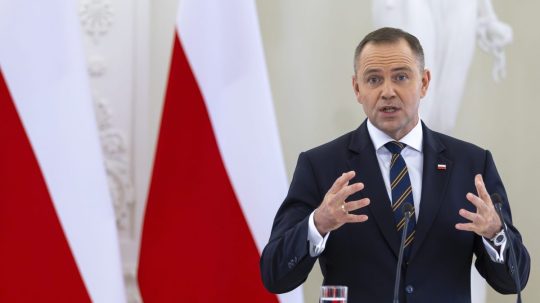 Poľský prezident Karol Nawrocki.