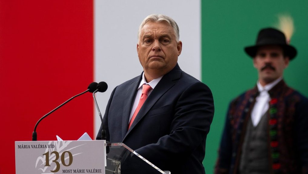 Na snímke Viktor Orbán.