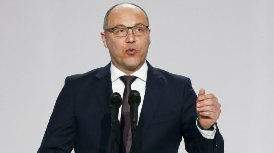 Na snímke bývalý predseda ukrajinského parlamentu Andrij Parubý.