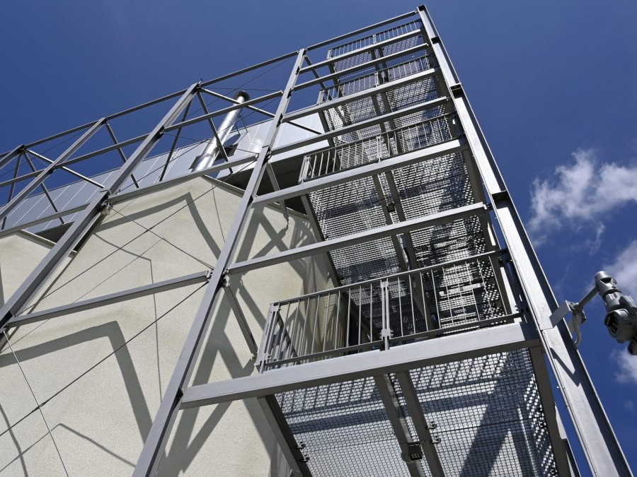 Na snímke aktuálny stav rekonštrukcie Múzea moderného umenia Andyho Warhola.