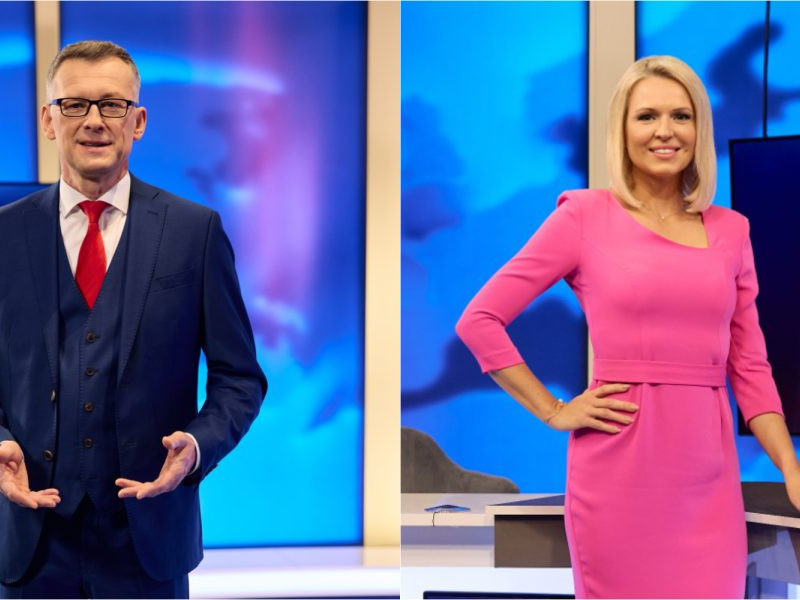 Na snímke Jana Košíková a Alfonz Šuran.