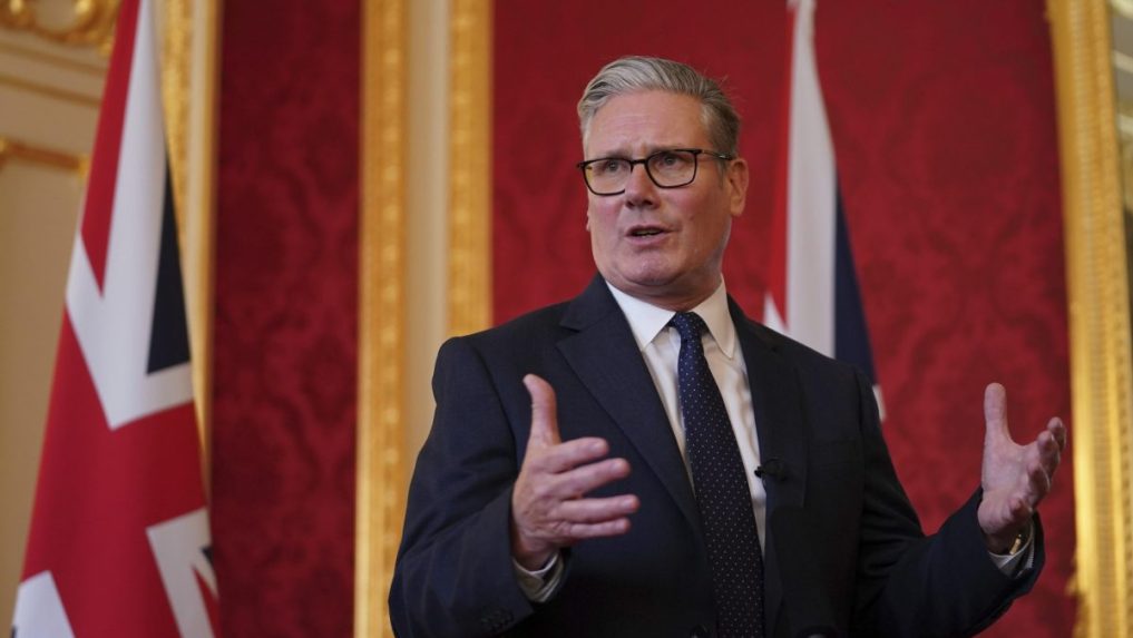 Britský premiér Keir Starmer.