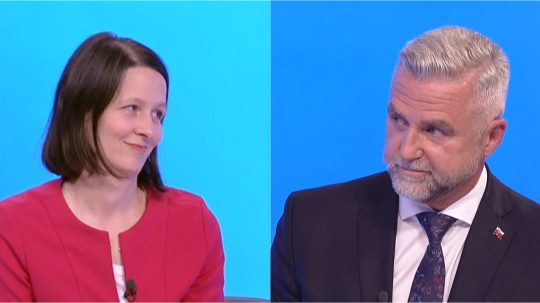 Na snímke Zuzana Števulová a Tibor Gašpar.