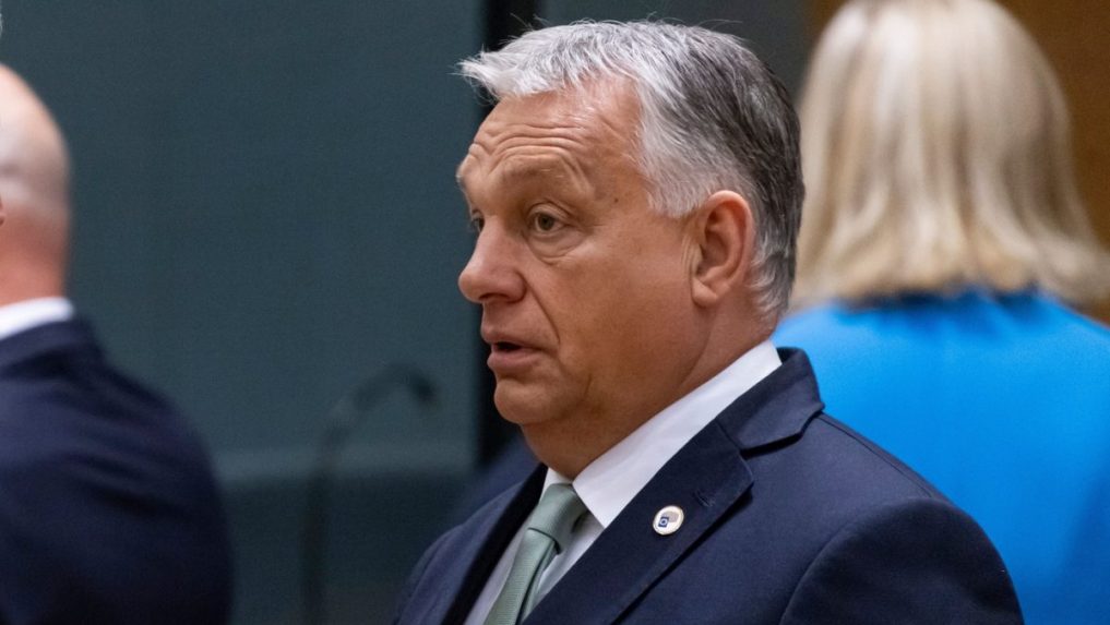 Na snímke maďarský premiér Viktor Orbán.