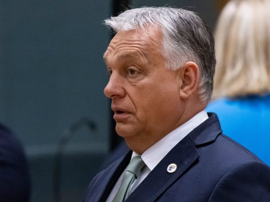 Na snímke maďarský premiér Viktor Orbán.